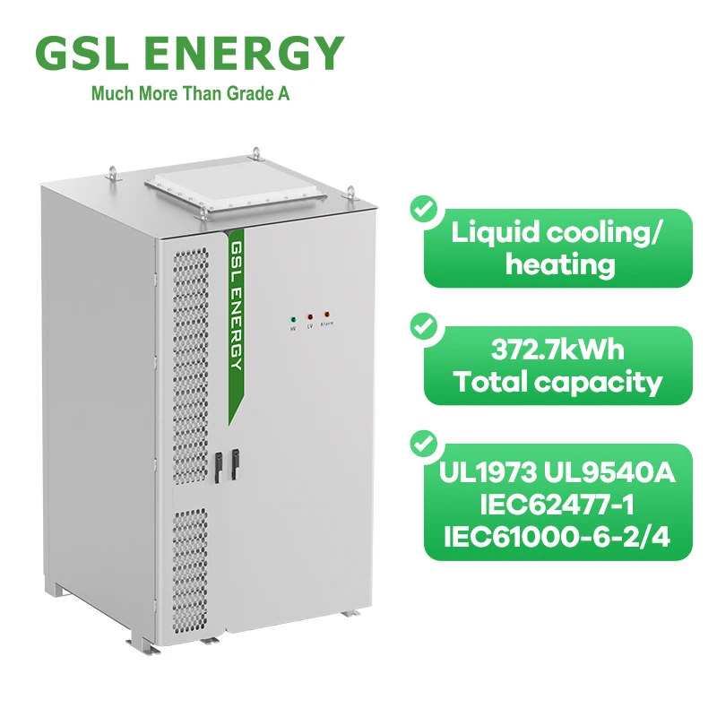 GSL ENERGY 372kwh battery outdoor high-voltage liquid cooling energy storage liquid-cooling outdoor energy storage system