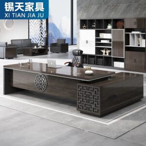 XTLBZ-012 wood office furniture ceo luxury boss office furniture luxury Boss table boss desk manager desk ceo desk