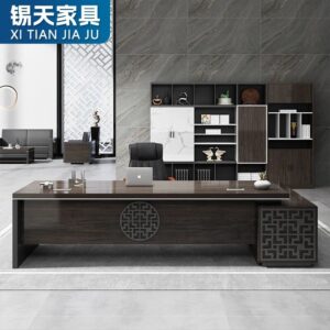 XTLBZ-012 wood office furniture ceo luxury boss office furniture luxury Boss table boss desk manager desk ceo desk