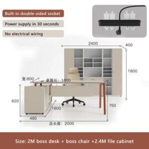 XTLBZ-047 escritorio office furniture boss desk manager ceo luxury desk boss table for office executive office desk table