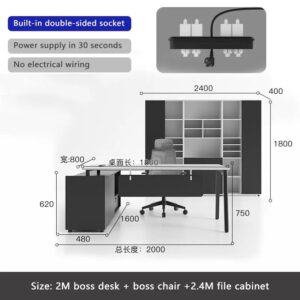 XTLBZ-047 escritorio office furniture boss desk manager ceo luxury desk boss table for office executive office desk table