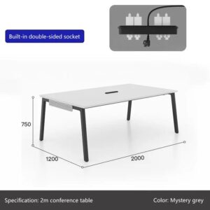 XTHYZ-016 wooden office furniture round meeting desk conference room tables and chairs modern conference table office meeting ta