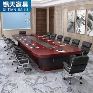 XTHYZ-034 office tables and chairs conference room 20 person meeting room office meeting table modern conference table and