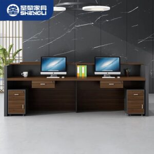 XTQT-002 escritorio office furniture desk tables set scrivania rezeption modern front desk reception desk beauty salon