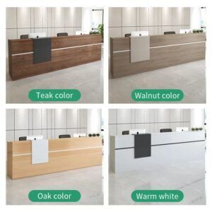 XTQT-003 modern office rezeption small pink reception counter luxury front desk small reception desk modern front desk