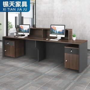 XTQT-005 office tables and chairs reception counter front desk counter small reception desk salon reception desk modern