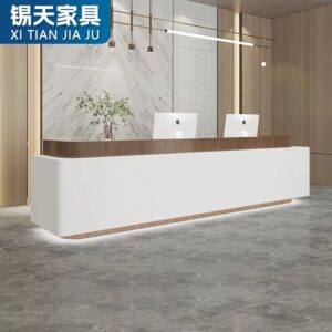 XTQT-010 office furniture desk tables set oficina scrivania escritorio rezeption modern front desk reception desk