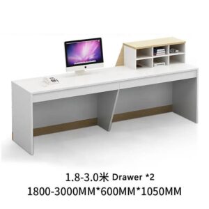 XTQT-022 escritorio office furniture desk tables set scrivania rezeption modern front desk reception desk beauty salon