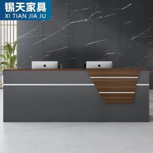 XTQT-023 rezeption scrivania office furniture desk tables set oficina escritorio modern front desk reception desk