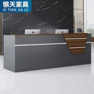 XTQT-023 rezeption scrivania office furniture desk tables set oficina escritorio modern front desk reception desk