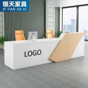 XTQT-024 office tables and chairs reception counter front desk counter small reception desk salon reception desk mode