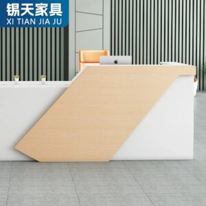 XTQT-024 office tables and chairs reception counter front desk counter small reception desk salon reception desk mode