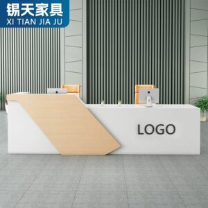 XTQT-024 office tables and chairs reception counter front desk counter small reception desk salon reception desk mode