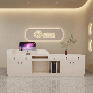 XTQT-030 office tables and chairs reception counter front desk counter small reception desk salon reception desk mode