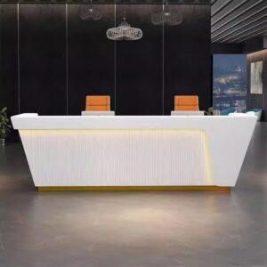 XTQT-044  escritorio office furniture desk tables set oficina scrivania rezeption modern front desk reception desk