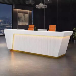 XTQT-044  escritorio office furniture desk tables set oficina scrivania rezeption modern front desk reception desk