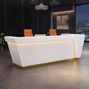 XTQT-044  escritorio office furniture desk tables set oficina scrivania rezeption modern front desk reception desk